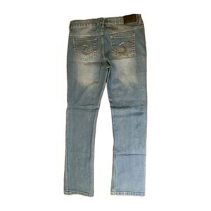 Silver‎ Jeans Co. Tammy Slim Fit  Jeans Sz 16 29X29 Light Blue Denim #342C